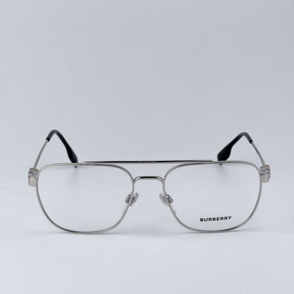Burberry BE1377 MICHAEL 1005 BRAND NEW Eyeglasses Silver Demo Square Unisex - Picture 4 of 12